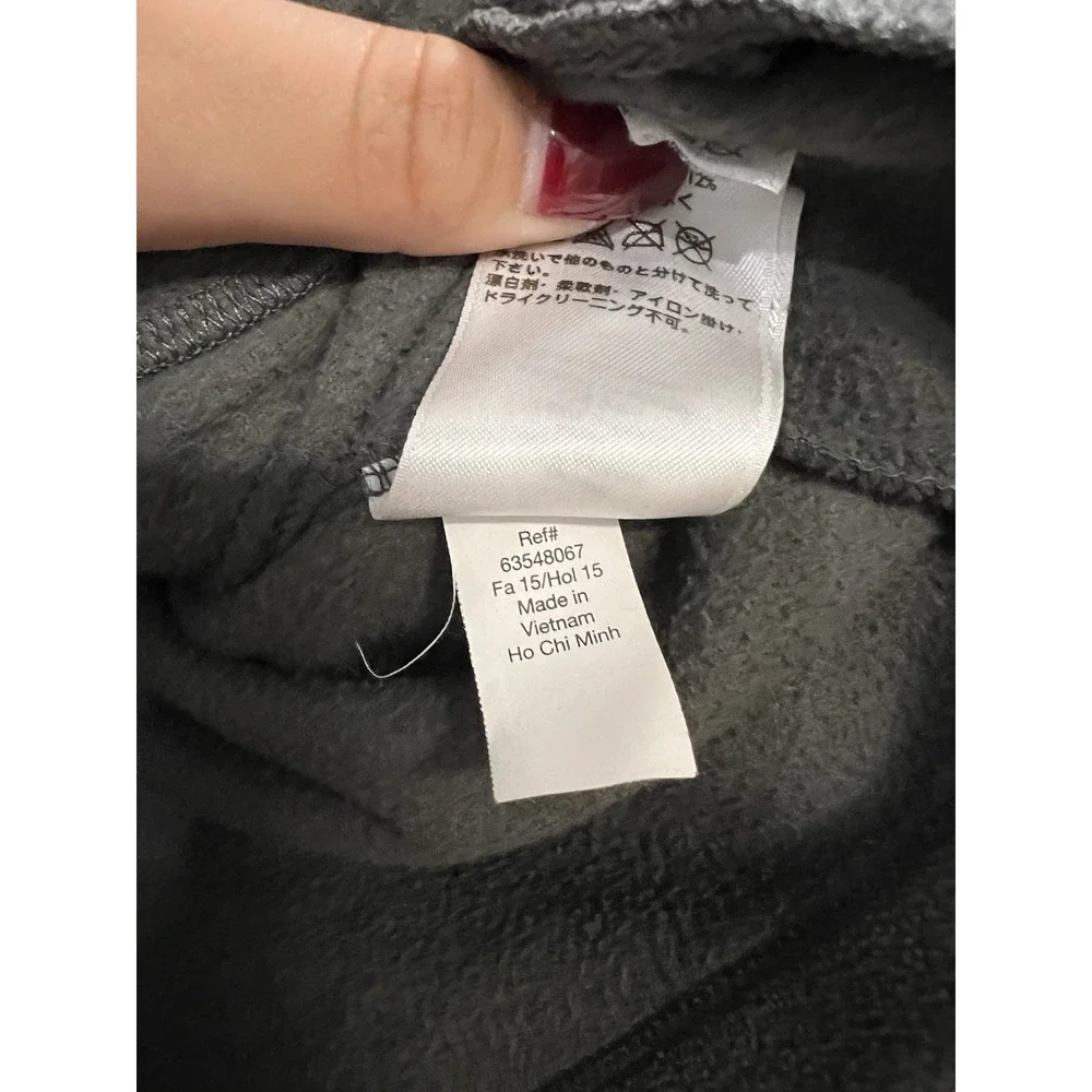 Eddie Bauer Fleece Kids Jacket‎ Gray Full Zip Pocket Size Large (12) Outdoors